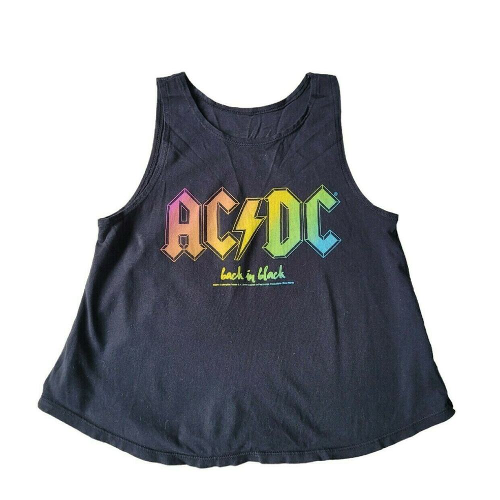 ACDC Back In Black Band Tank Top